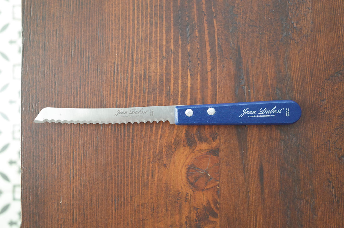 ミニブレッドナイフ 青