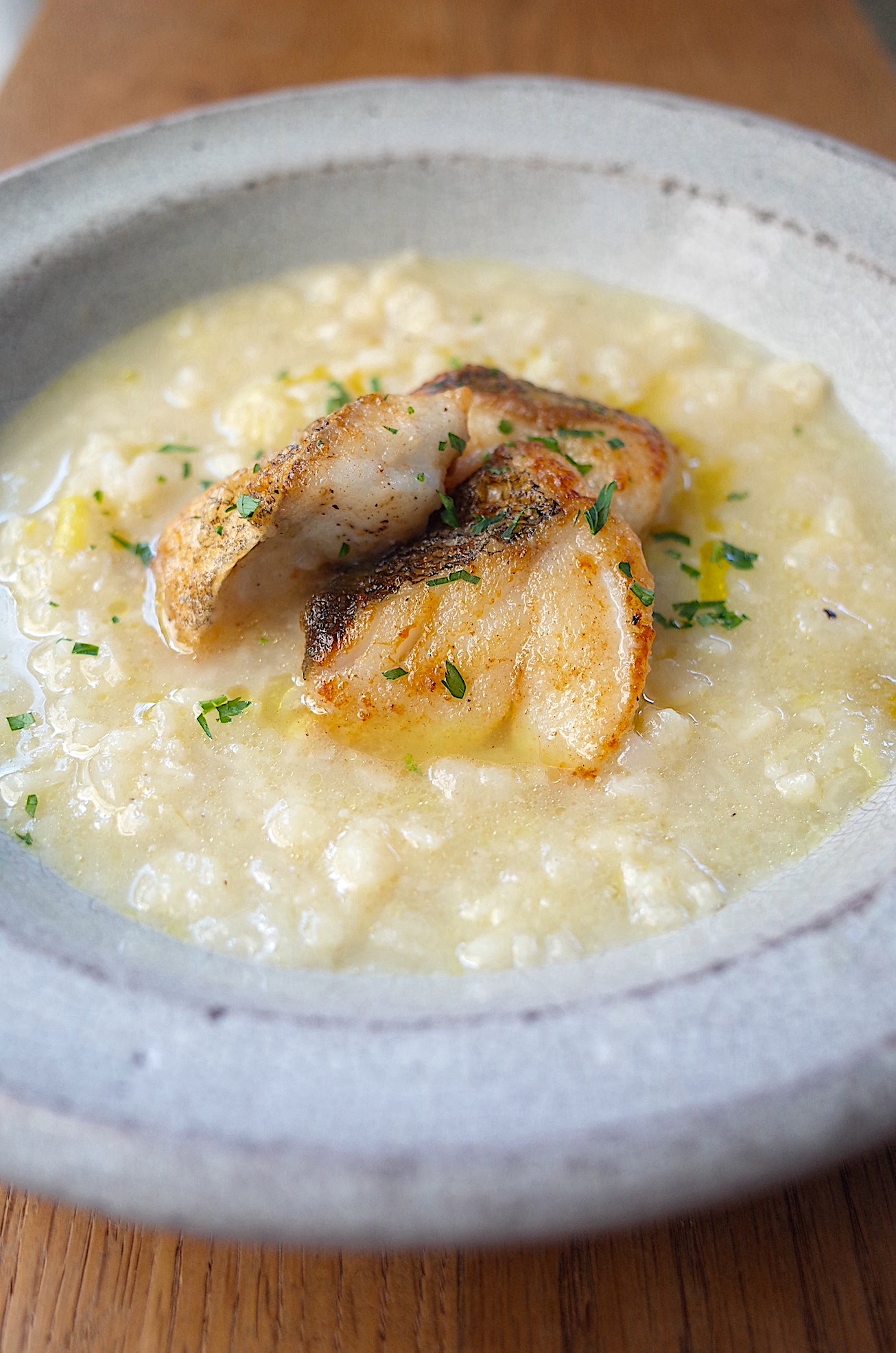 2022/02 冬野菜の白いスープ 鱈のポワレ (2022年4月30日まで)