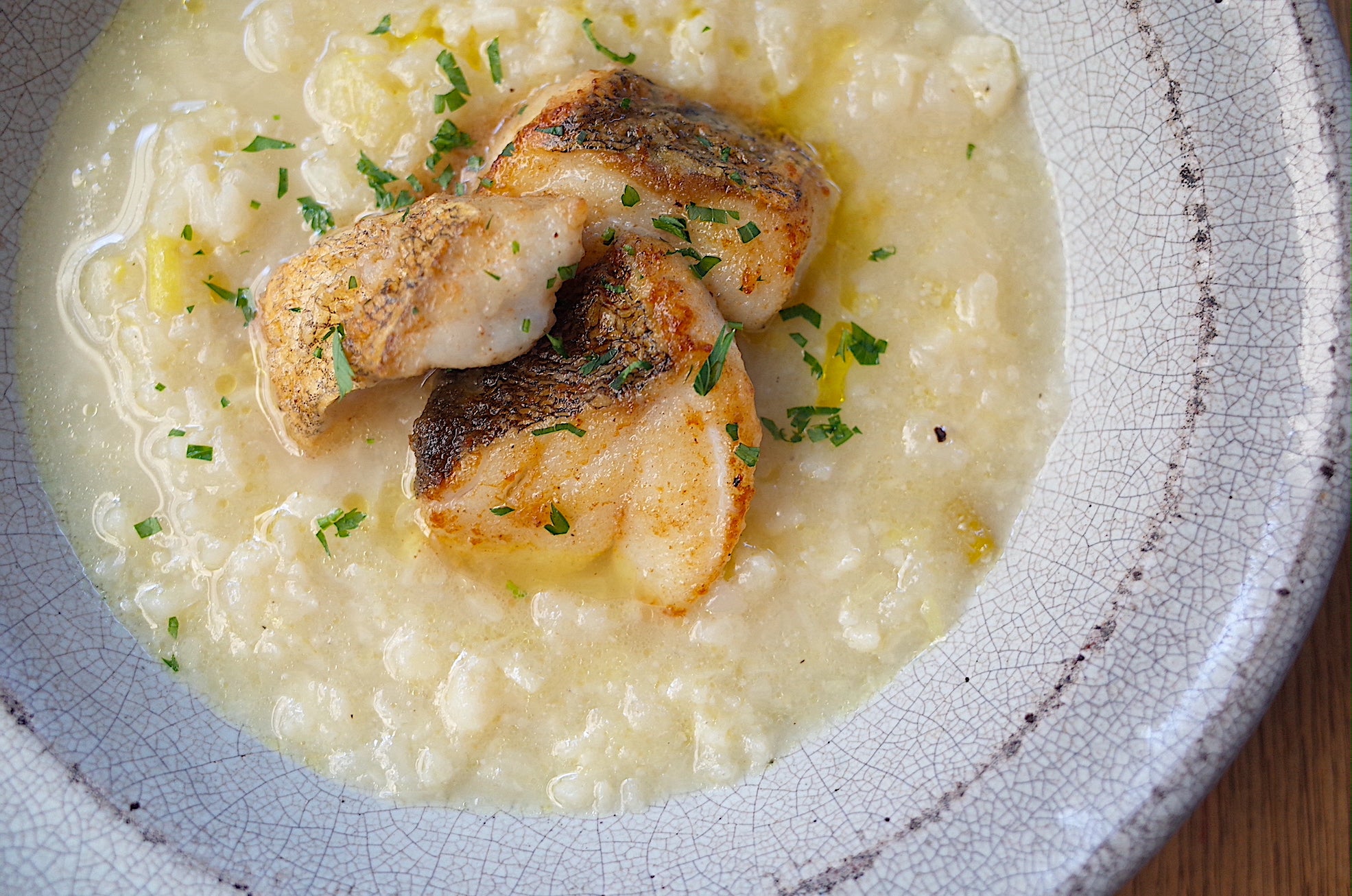 2022/02 冬野菜の白いスープ 鱈のポワレ (2022年4月30日まで)