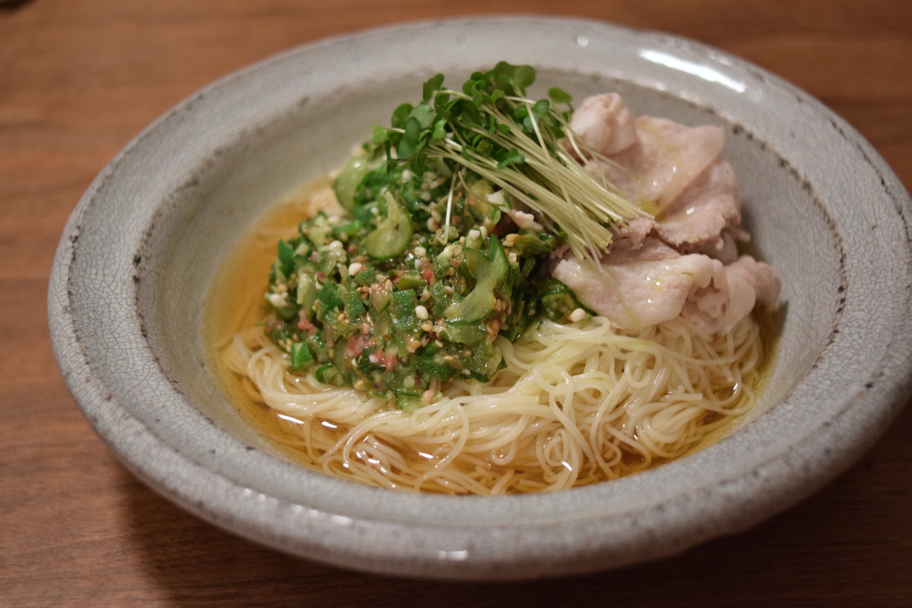 冷しゃぶ素麺